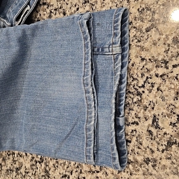 HARLEY-DAVIDSON CLASSIC FIT BOOTLEG STRAIGHT FIT JEANS. SIZE 14 PETITE. - Picture 11 of 12